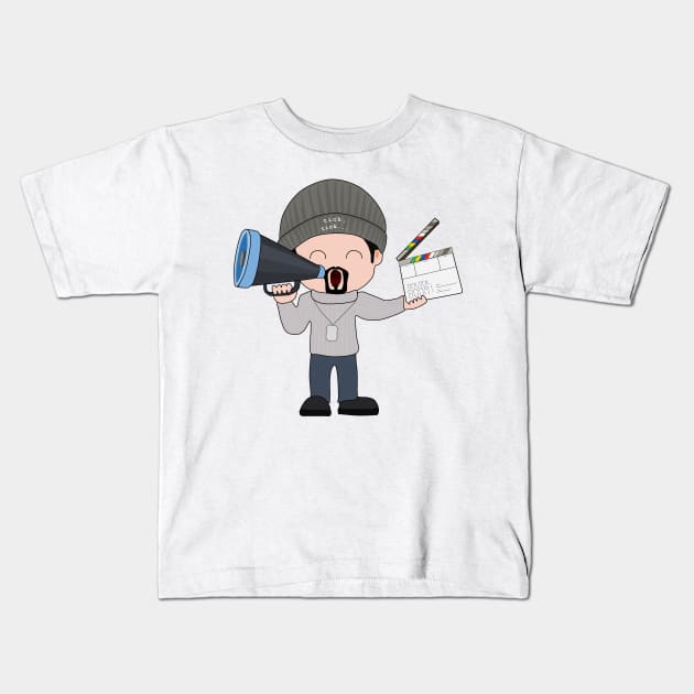 Director Lin cartoon | LMM Kids T-Shirt by myorangerock